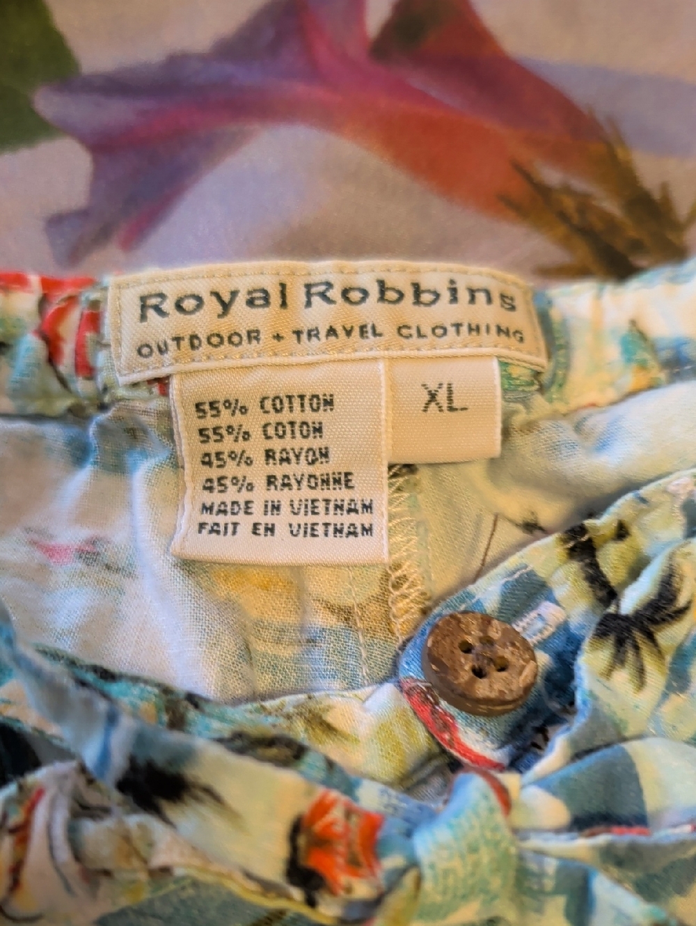 Royal Robbins Light Blue Floral Women’s Capri Shorts